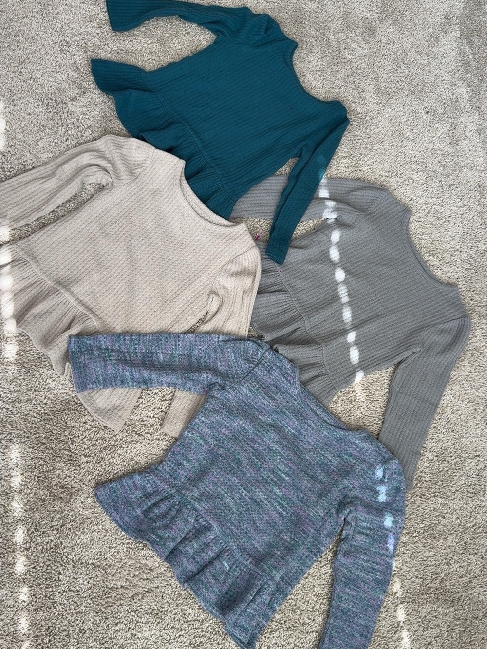 Four girls sweaters, size 4t
